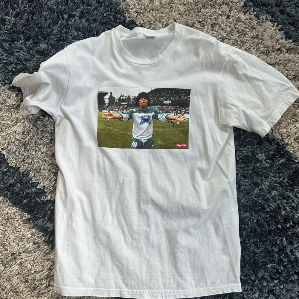 Supreme White Cotton T-Shirt
